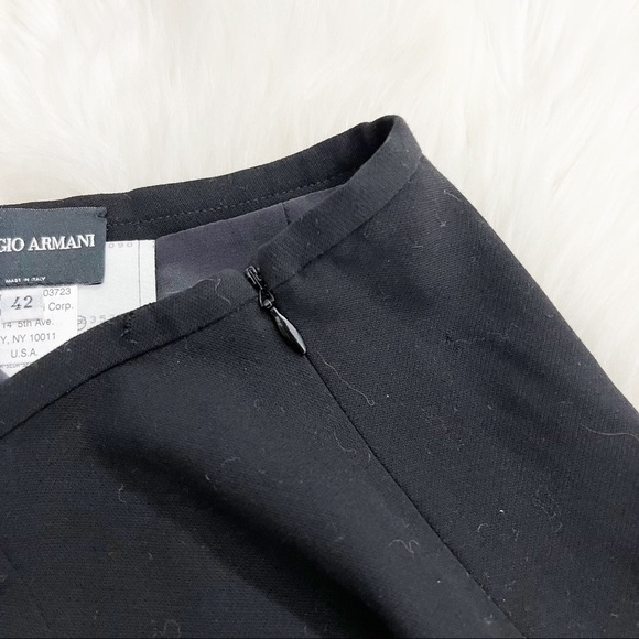 Vintage Giorgio Armani Black Skirt - Picture 3 of 4
